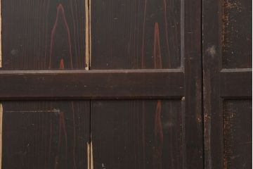 アンティーク建具　和製アンティーク　明治期　格調高い和を演出する帯戸4枚セット　(R-044785)