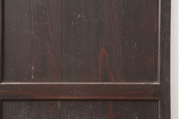 アンティーク建具　和製アンティーク　明治期　格調高い和を演出する帯戸2枚セット(板戸、建具、引き戸)(R-044786)