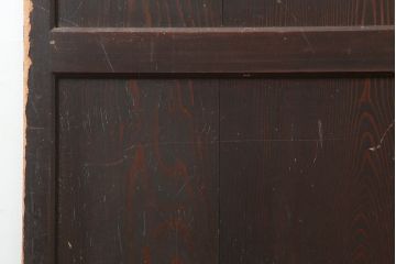 アンティーク建具　和製アンティーク　明治期　格調高い和を演出する帯戸2枚セット(板戸、建具、引き戸)(R-044786)