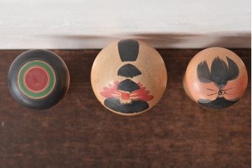 古い　伝統こけし8本(会津、花巻、郷土玩具)(R-044791)