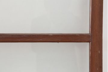 レトロ建具　昭和中期　シンプルなデザインのガラス戸4枚セット(引き戸)(R-044807)