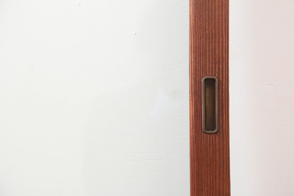 アンティーク建具　和製アンティーク　大判のゆらゆらガラスが魅力のガラス戸3枚セット(引き戸)(R-044809)