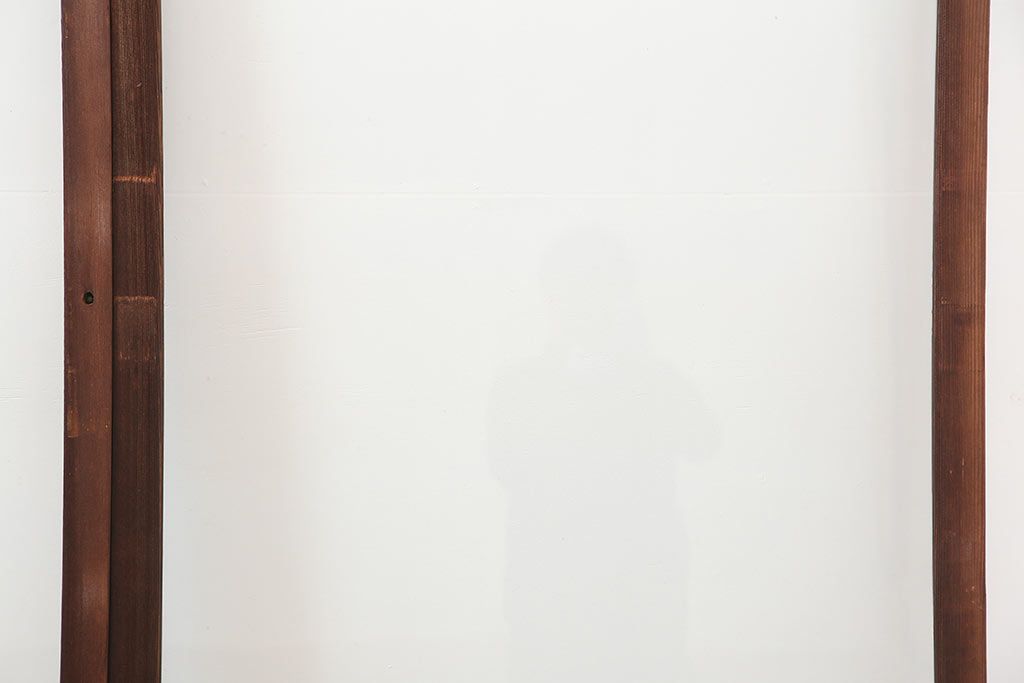 アンティーク建具　和製アンティーク　大判のゆらゆらガラスが魅力のガラス戸4枚セット(引き戸)(R-044810)