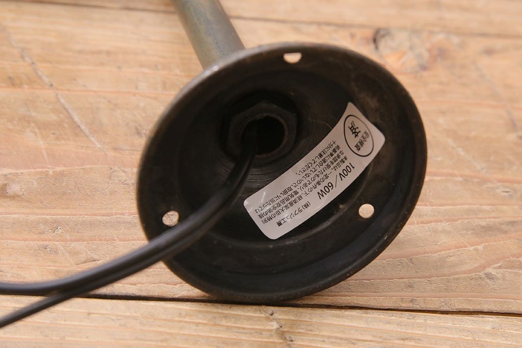 アンティーク照明　昭和初期　蕾のようなシルエットがおしゃれな壁付け照明(ウォールライト、ウォールランプ)(R-044811)