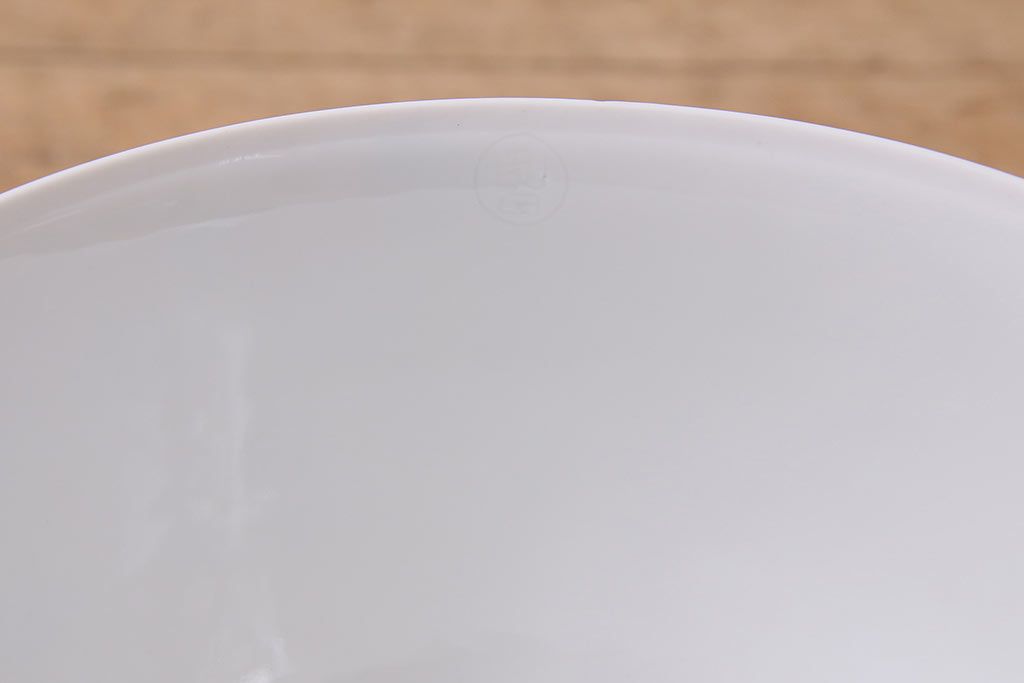 アンティーク照明　オールドノリタケ・則武(日陶)　花の絵柄　珍しいデザインの電笠(天井照明、シェード)(R-044812)