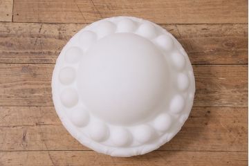 アンティーク照明　大正昭和初期　大正ロマン　モダンなデザインの大振りな天井照明(吊り下げ照明、ペンダントライト)(R-044813)