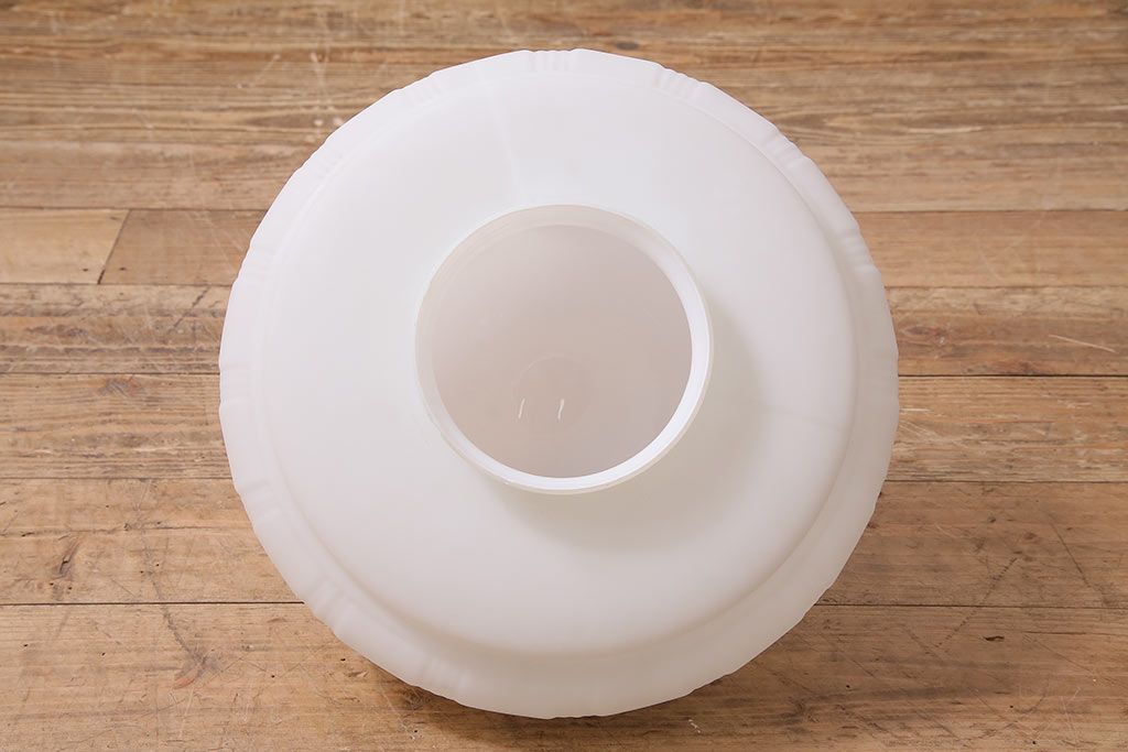 アンティーク照明　大正昭和初期　大正ロマン　モダンなデザインの大振りな天井照明(吊り下げ照明、ペンダントライト)(R-044813)