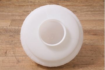 アンティーク照明　大正昭和初期　大正ロマン　モダンなデザインの大振りな天井照明(吊り下げ照明、ペンダントライト)(R-044813)