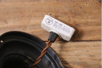 アンティーク照明　大正昭和初期　大正ロマン　モダンなデザインの大振りな天井照明(吊り下げ照明、ペンダントライト)(R-044813)