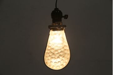 アンティーク照明　昭和初期　斬新なデザインのペンダントライト(吊り下げ照明)(R-044814)