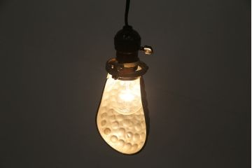 アンティーク照明　昭和初期　斬新なデザインのペンダントライト(吊り下げ照明)(R-044814)