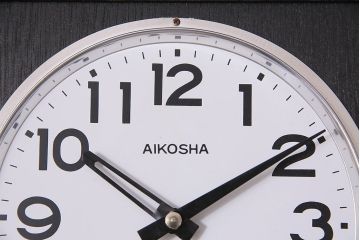 アンティーク時計　昭和中期　AIKOSHA(愛工舎)　ゼンマイ式　アールヌーボー調のデザインが魅力的な宮型掛時計(柱時計、ボンボン時計、振り子時計)(R-044819)