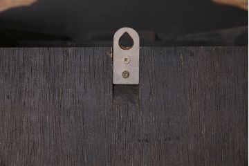 アンティーク時計　昭和中期　AIKOSHA(愛工舎)　ゼンマイ式　アールヌーボー調のデザインが魅力的な宮型掛時計(柱時計、ボンボン時計、振り子時計)(R-044819)