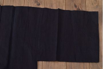 大正〜昭和初期　古い　藍染　木綿　半纏(古布、万荒木屋)(R-044822)