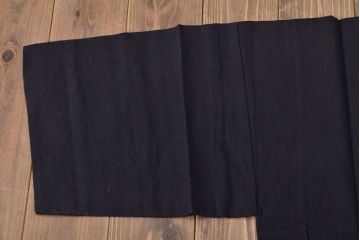 大正〜昭和初期　古い　藍染　木綿　半纏(古布、万荒木屋)(R-044823)