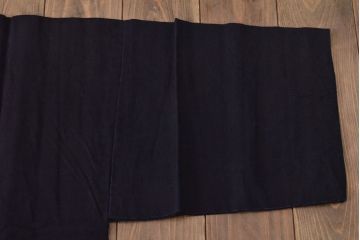 大正〜昭和初期　古い　藍染　木綿　半纏(古布、万荒木屋)(R-044823)