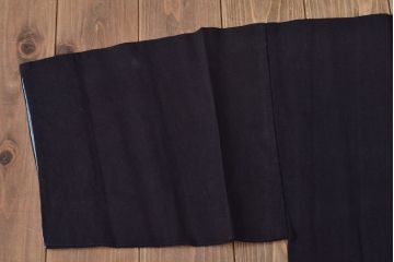 大正〜昭和初期　古い　藍染　木綿　半纏(古布、万荒木屋)(R-044825)