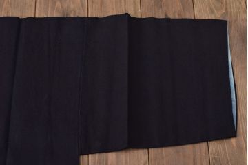 大正〜昭和初期　古い　藍染　木綿　半纏(古布、万荒木屋)(R-044825)