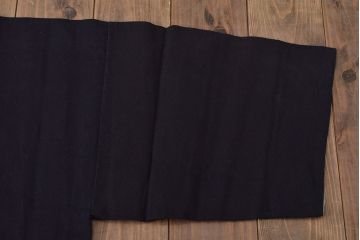 大正〜昭和初期　古い　藍染　木綿　半纏(古布、万荒木屋)(R-044825)