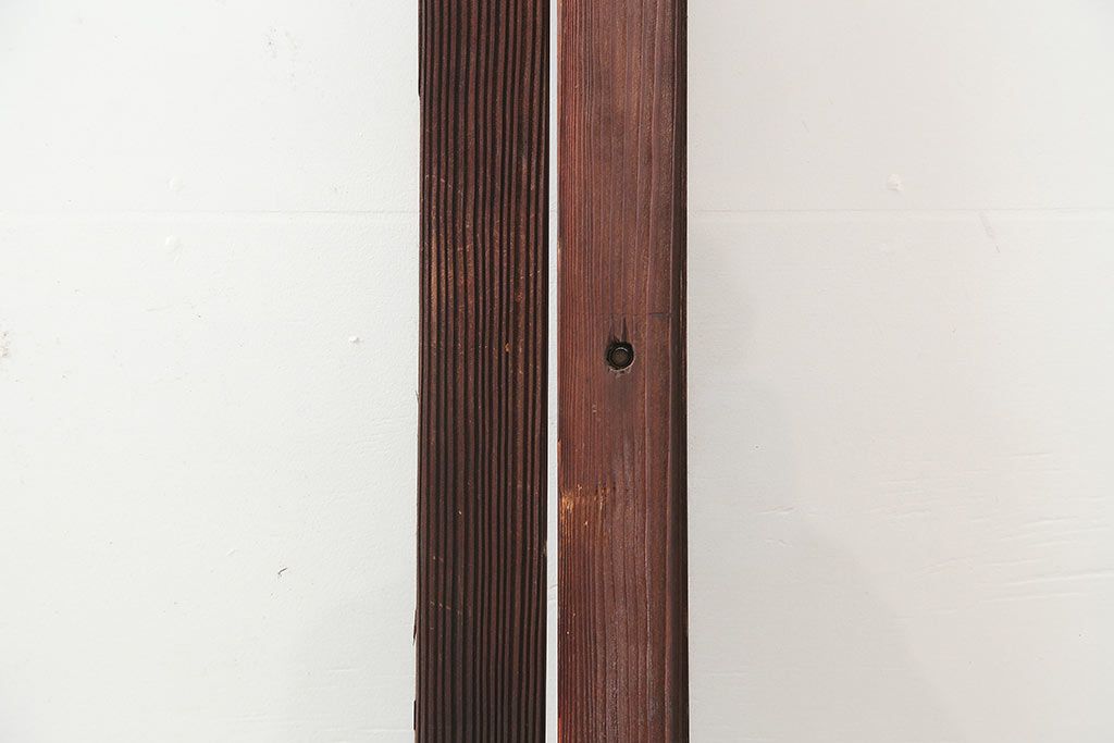 アンティーク建具　和製アンティーク　大判のゆらゆらガラスが魅力のガラス戸4枚セット(引き戸)(R-044841)