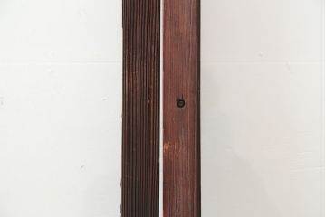 アンティーク建具　和製アンティーク　大判のゆらゆらガラスが魅力のガラス戸4枚セット(引き戸)(R-044841)