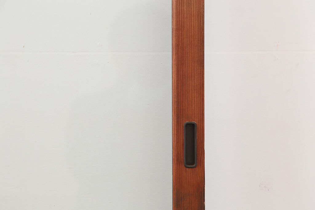 アンティーク建具　和製アンティーク　大判のゆらゆらガラスが魅力のガラス戸4枚セット(引き戸)(R-044841)