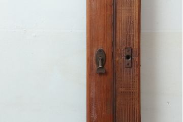 アンティーク建具　和製アンティーク　大判のゆらゆらガラスが魅力のガラス戸4枚セット(引き戸)(R-044841)