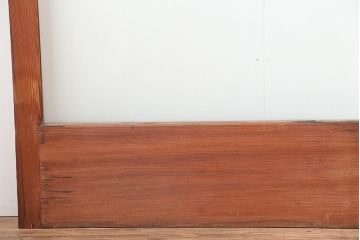 アンティーク建具　和製アンティーク　大判のゆらゆらガラスが魅力のガラス戸4枚セット(引き戸)(R-044841)