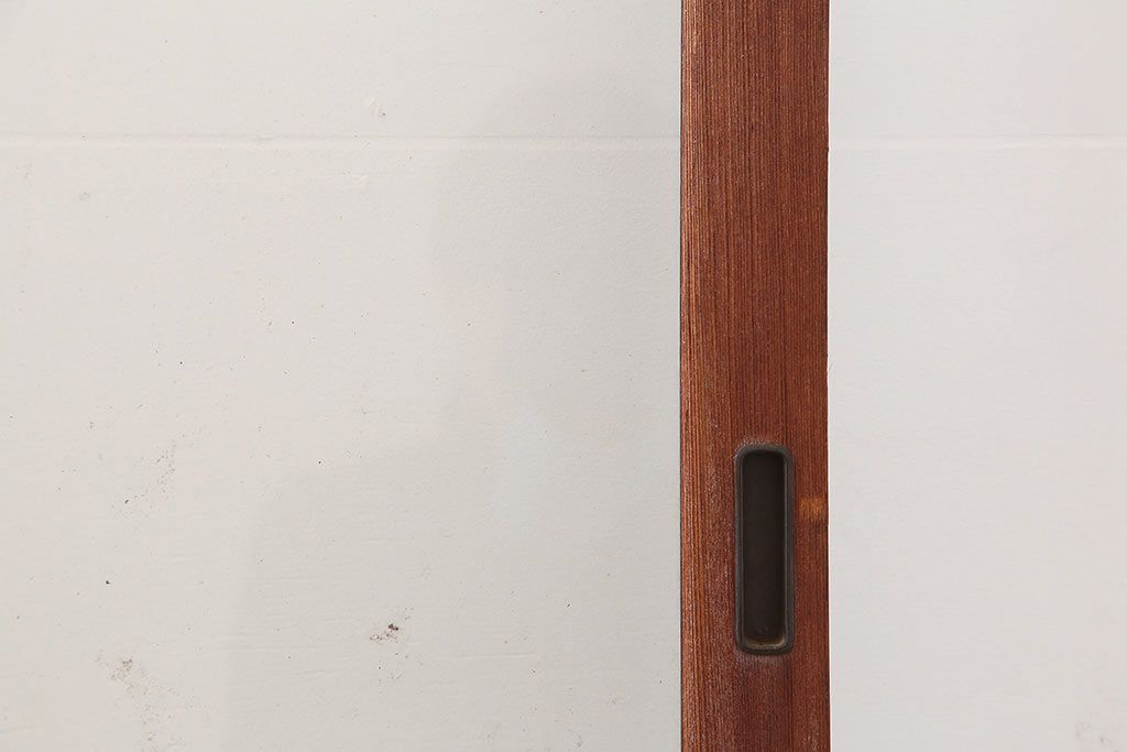 アンティーク建具　和製アンティーク　大判のゆらゆらガラスが魅力のガラス戸4枚セット(引き戸)(R-044842)