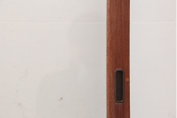 アンティーク建具　和製アンティーク　大判のゆらゆらガラスが魅力のガラス戸4枚セット(引き戸)(R-044842)