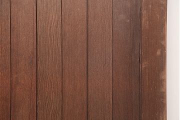 レトロ建具　昭和中期　使いこまれた木が味わい深い板戸2枚セット(引き戸、建具)(R-044844)