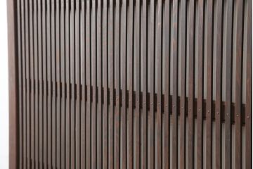 アンティーク建具　和製アンティーク　大正期　幅広サイズが珍しい格子戸　(R-044845)