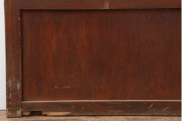 アンティーク建具　和製アンティーク　大正期　幅広サイズが珍しい格子戸　(R-044845)