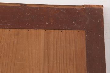 アンティーク建具　和製アンティーク　明治期　存在感たっぷりの舞良戸2枚セット(蔵戸、玄関戸、引き戸、建具)(R-044846)