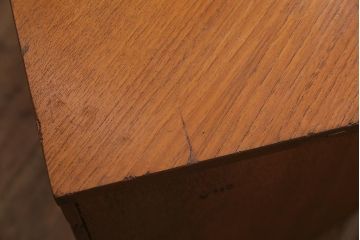 ヴィンテージ家具　イギリスビンテージ　nathan(ネイサン)社　北欧スタイルのコーナーキャビネット(サイドボード、テレビ台)(R-044854)