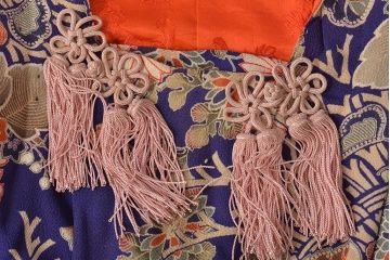 大正〜昭和初期　アンティーク　縮緬　被布(正絹着物)(R-044868)