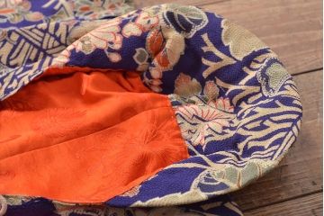 大正〜昭和初期　アンティーク　縮緬　被布(正絹着物)(R-044868)