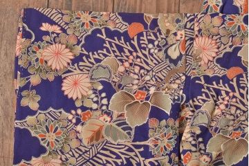 大正〜昭和初期　アンティーク　縮緬　被布(正絹着物)(R-044868)