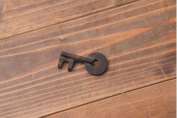 アンティーク建具　和製アンティーク　明治期　総ケヤキ材　存在感たっぷりの蔵戸(玄関戸、引き戸、建具)(R-044869)