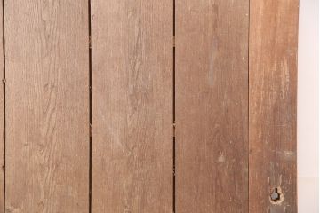 アンティーク建具　和製アンティーク　明治～大正期　総ケヤキ材　木目が味わい深い蔵戸　(R-044870)