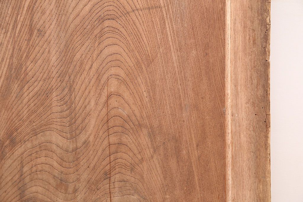 アンティーク家具　和製アンティーク　総ケヤキ材　木味が魅力的な蔵戸(玄関戸、引き戸、建具)(R-044872)