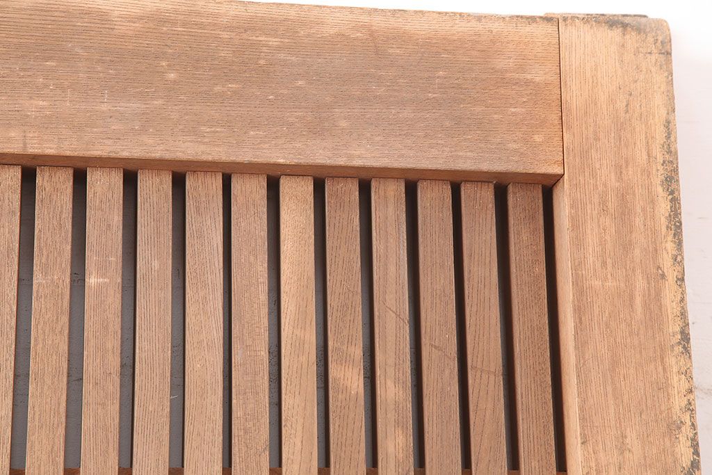 アンティーク家具　和製アンティーク　総ケヤキ材　木味が魅力的な蔵戸(玄関戸、引き戸、建具)(R-044872)