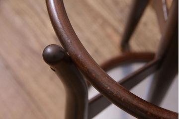 ビンテージ家具　秋田木工　曲げ木　品のある傘立て付きポールハンガー(帽子掛け)(R-044879)