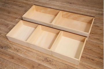 中古　神居民芸家具　和洋どちらの空間にも馴染む本箱(ブックケース、収納棚、飾り棚、キャビネット)(R-044881)