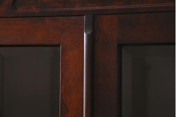 中古　神居民芸家具　和洋どちらの空間にも馴染む本箱(ブックケース、収納棚、飾り棚、キャビネット)(R-044881)