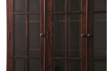 中古　神居民芸家具　和洋どちらの空間にも馴染む本箱(ブックケース、収納棚、飾り棚、キャビネット)(R-044881)