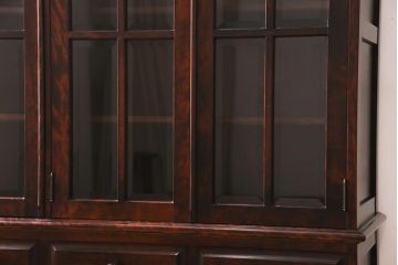 中古　神居民芸家具　和洋どちらの空間にも馴染む本箱(ブックケース、収納棚、飾り棚、キャビネット)(R-044881)