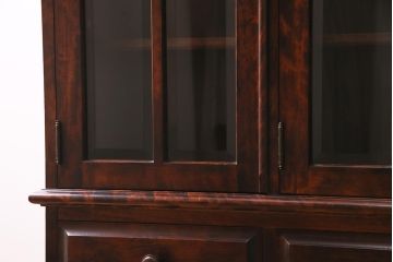 中古　神居民芸家具　和洋どちらの空間にも馴染む本箱(ブックケース、収納棚、飾り棚、キャビネット)(R-044881)