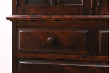 中古　神居民芸家具　和洋どちらの空間にも馴染む本箱(ブックケース、収納棚、飾り棚、キャビネット)(R-044881)