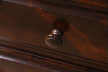 中古　神居民芸家具　和洋どちらの空間にも馴染む本箱(ブックケース、収納棚、飾り棚、キャビネット)(R-044881)